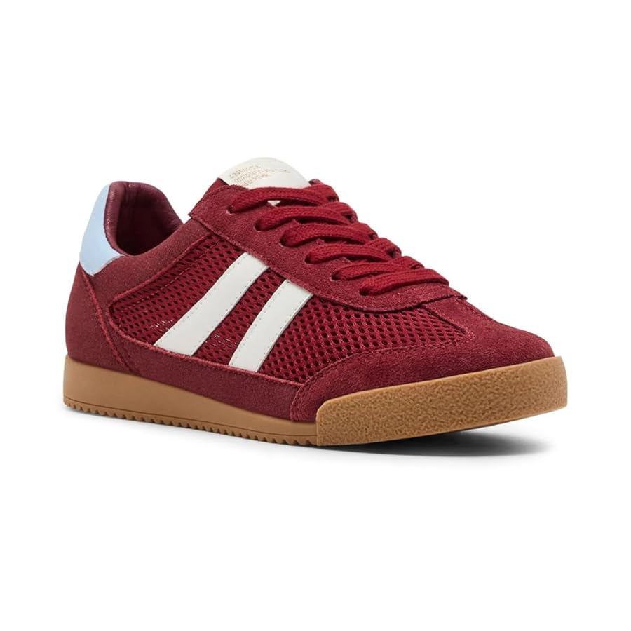 Amazon.com | Steve Madden Women's Hudsin Sneaker, Burgundy